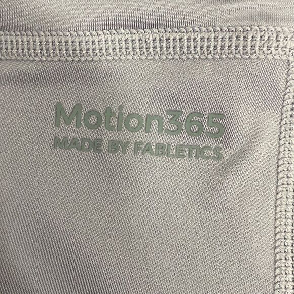 Spin Motion 365 made by Fabletics gray violet 7/8 leggings size L - Picture 7 of 10